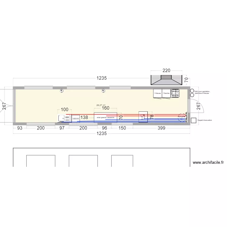 containers moulin neuf  eau. Plan de 