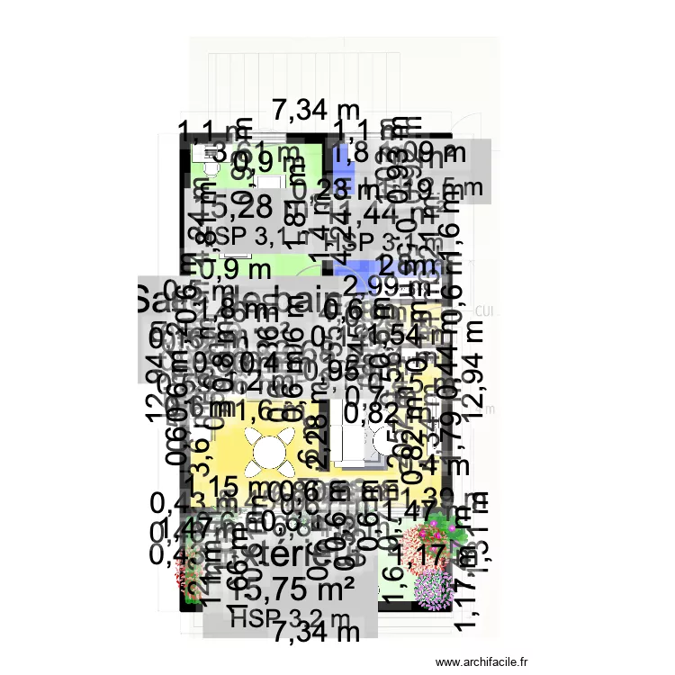 sevres4. Plan de 6 et 81 m² sevres4. Plan de 6 et 81 m²