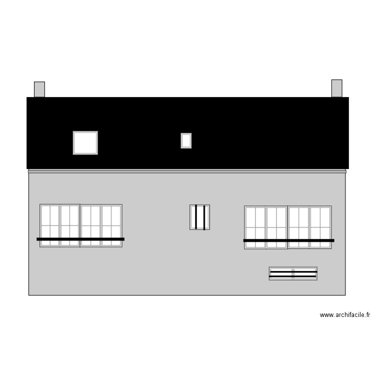 DESSIN FACADE NORD. Plan de 0 pièce et 0 m2