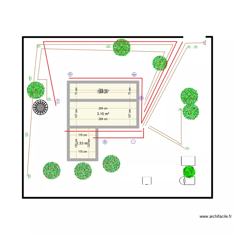 Irig jardin. Plan de Irig jardin. Plan de