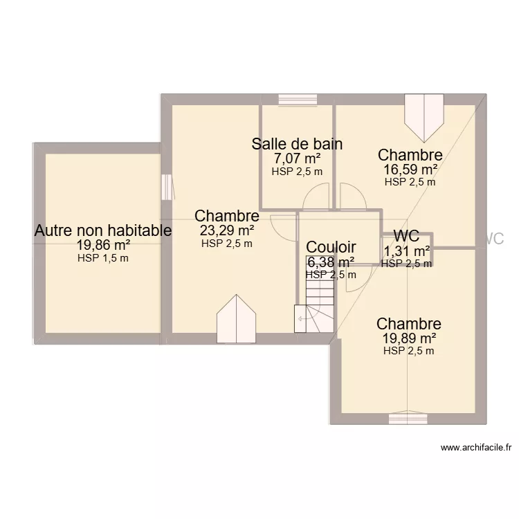 Fontenay Mauvoisin. Plan de 
