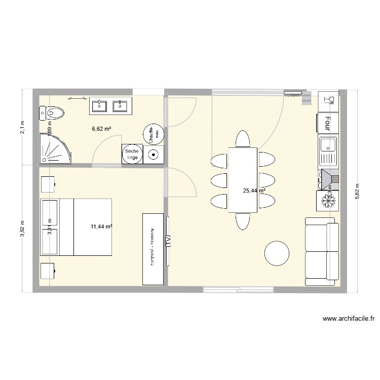 RDC LE VOIDE. Plan de 0 pièce et 0 m2