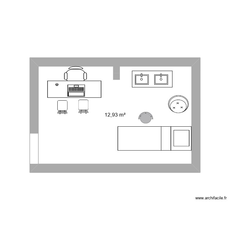 Box. Plan de 0 pièce et 0 m2