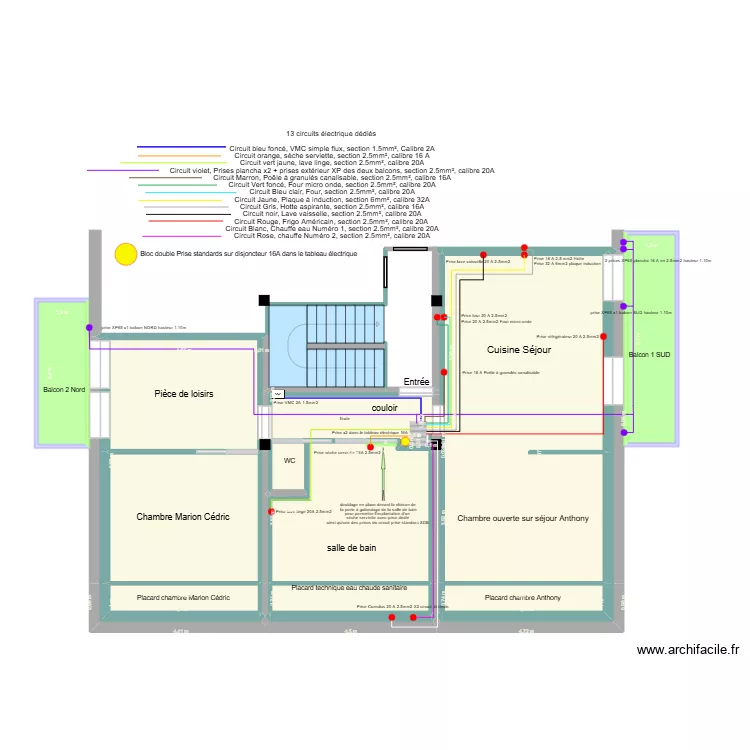 CEUSE CIRCULATION CIRCUITS DÉDIÉS ET PRISES SPÉCIALES. Plan de 31 et 109 m² CEUSE CIRCULATION CIRCUITS DÉDIÉS ET PRISES SPÉCIALES. Plan de 31 et 109 m²