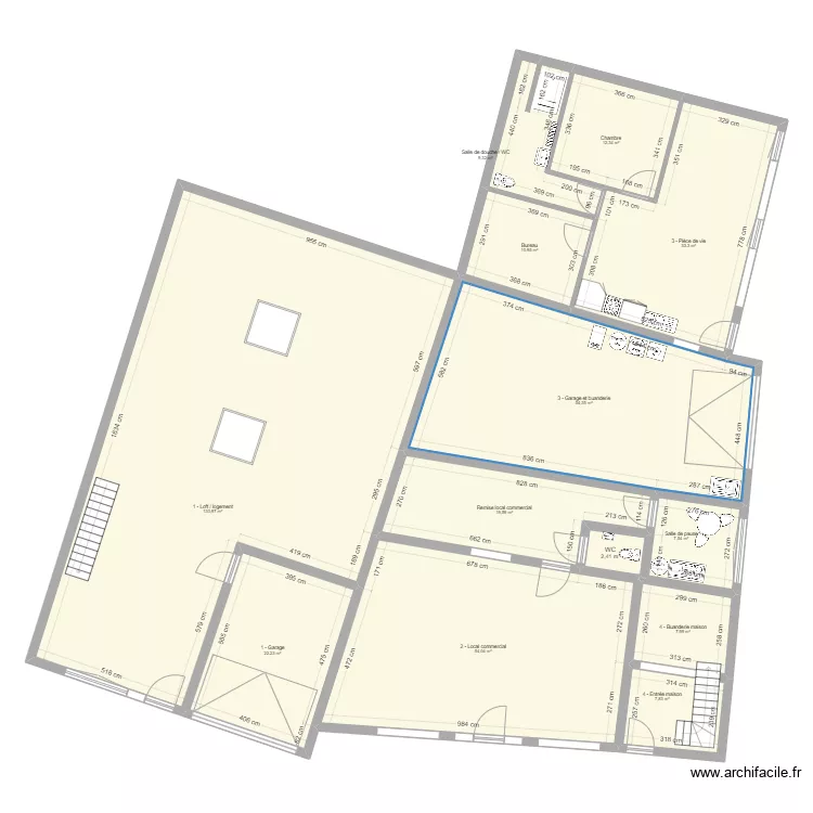 Lesneven projection. Plan de Lesneven projection. Plan de