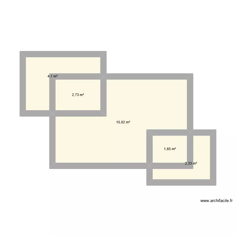 1234. Plan de 5  et 26 m²