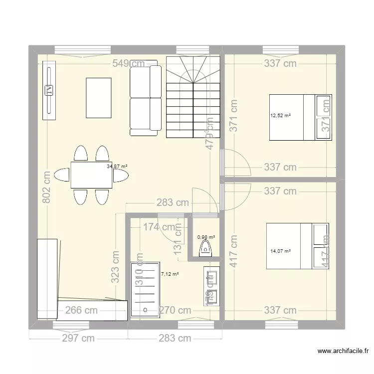 Plan étage. Plan de Plan étage. Plan de