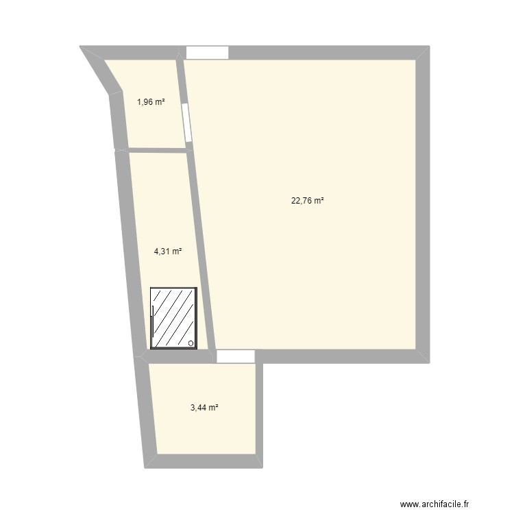 MARTINS et BAEHER. Plan de 4 pièces et 32 m2