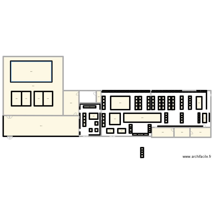 PLAN ACTUEL. Plan de 0 pièce et 0 m2