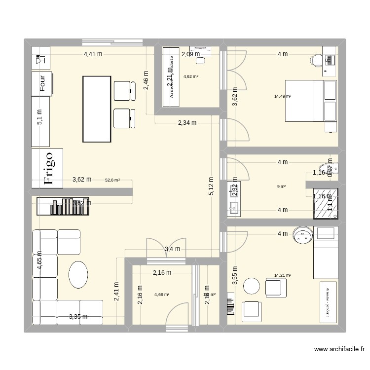 Maison rafaelle. Plan de 0 pièce et 0 m2