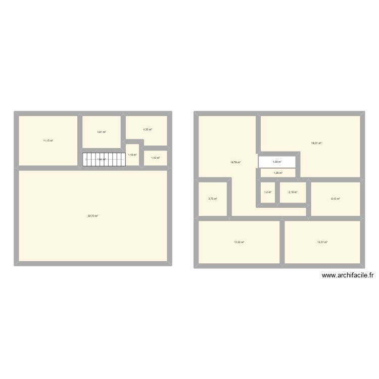 Maison. Plan de 0 pièce et 0 m2