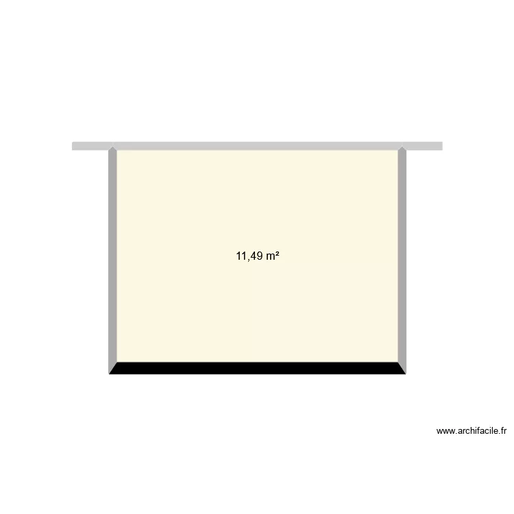 Atelier / carport 2. Plan de 1 et 11 m² Atelier / carport 2. Plan de 1 et 11 m²