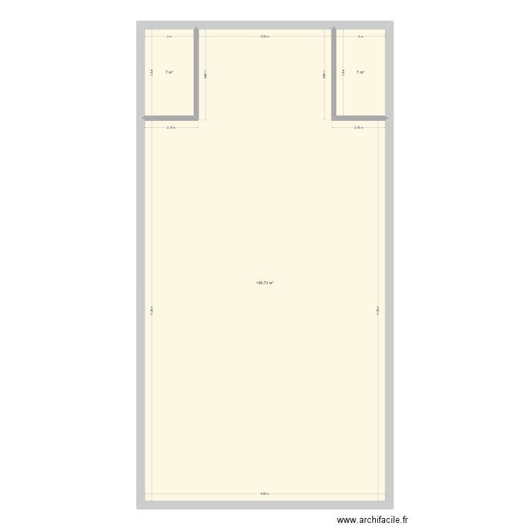 5 r plaisir 3ème. Plan de 3 pièces et 181 m2