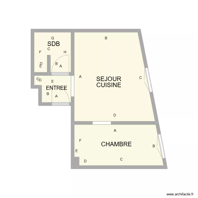 ETAGE 2 BAGNOLS PB. Plan de ETAGE 2 BAGNOLS PB. Plan de