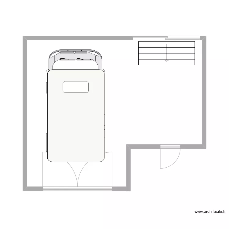 garage. Plan de 