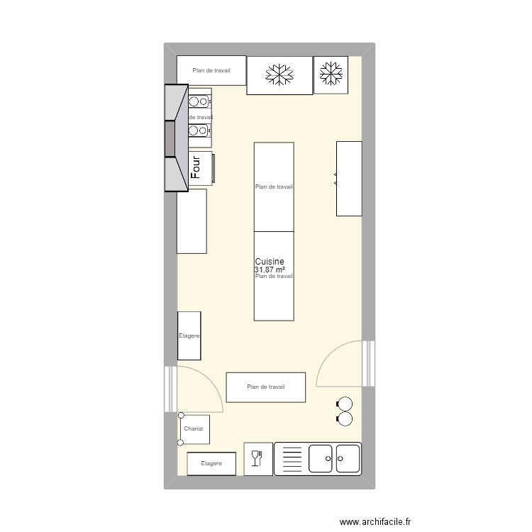 RESTO COEUR. Plan de 0 pièce et 0 m2