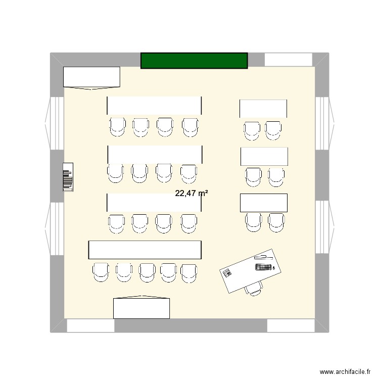 classe CE2. Plan de 0 pièce et 0 m2