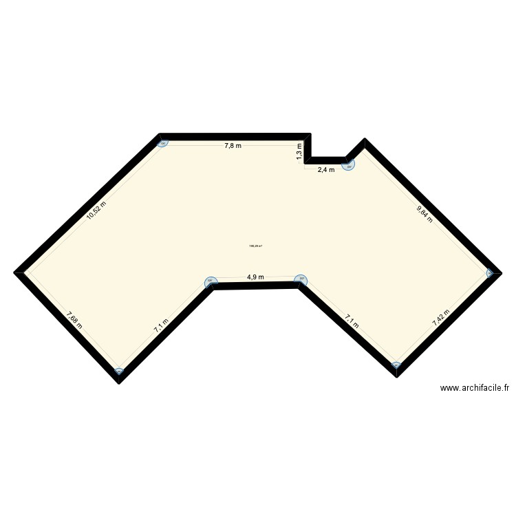 Maison 2025. Plan de 1 pièce et 190 m2