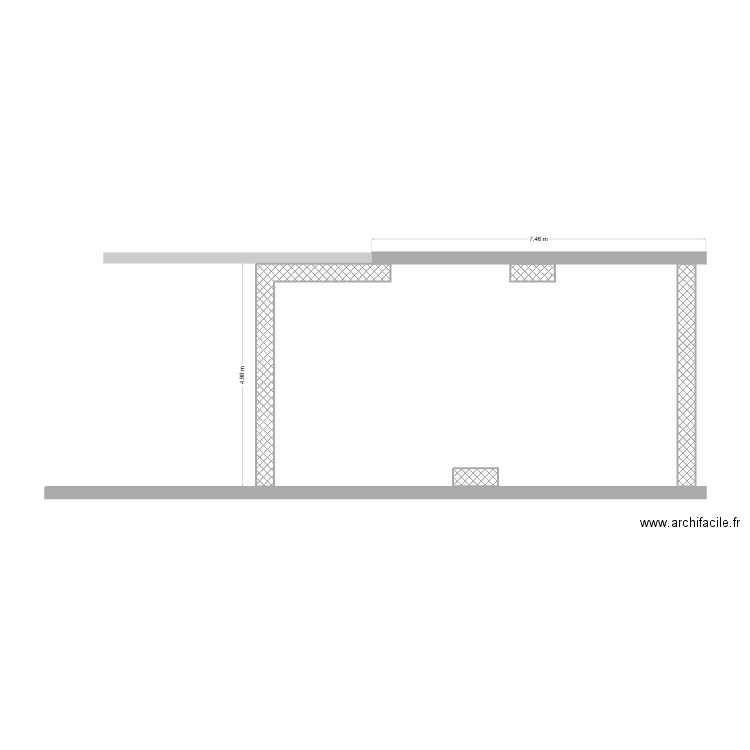 Fondations. Plan de 0 pièce et 0 m2