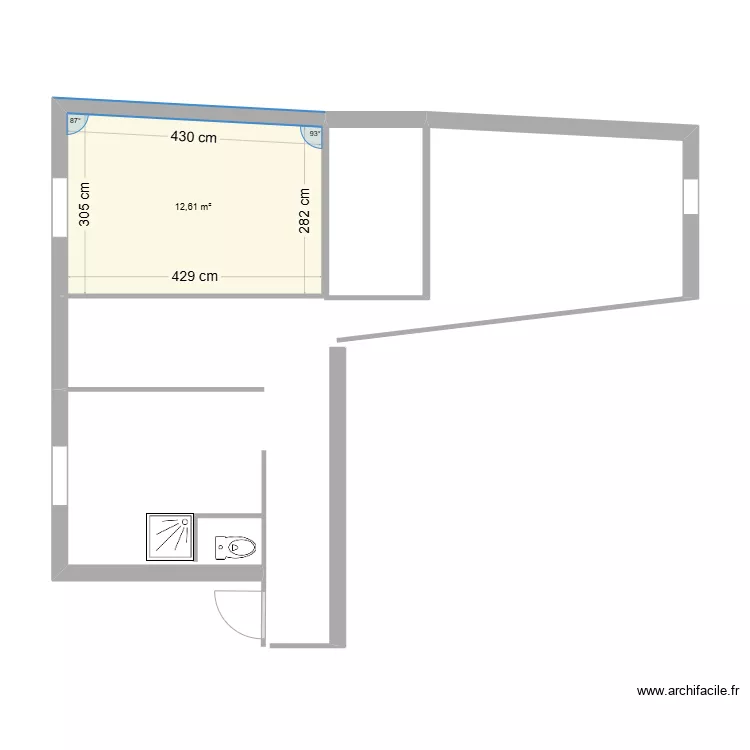 Maison. Plan de 