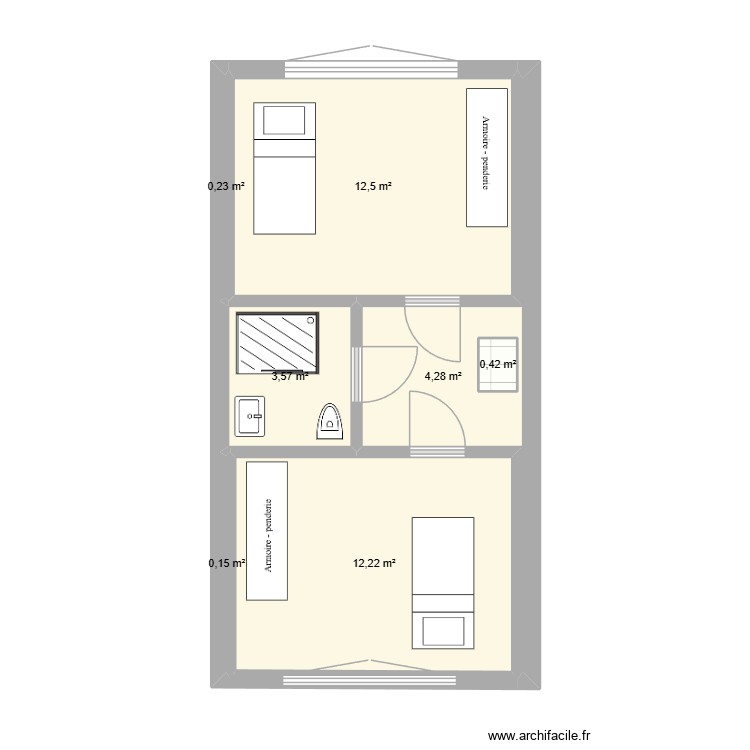 plan extension genval 1er &eacute;tage. Plan de 0 pièce et 0 m2