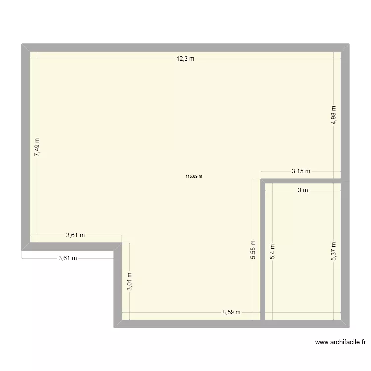 mp1. Plan de 1 et 116 m² mp1. Plan de 1 et 116 m²
