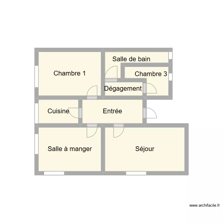 2512 BAEUR R+3 D. Plan de 8 pièces et 10 m²