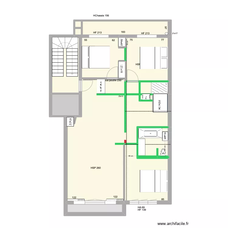 Meerlaan Projet 1 nouveaux murs. Plan de 0 pièce et 0 m2
