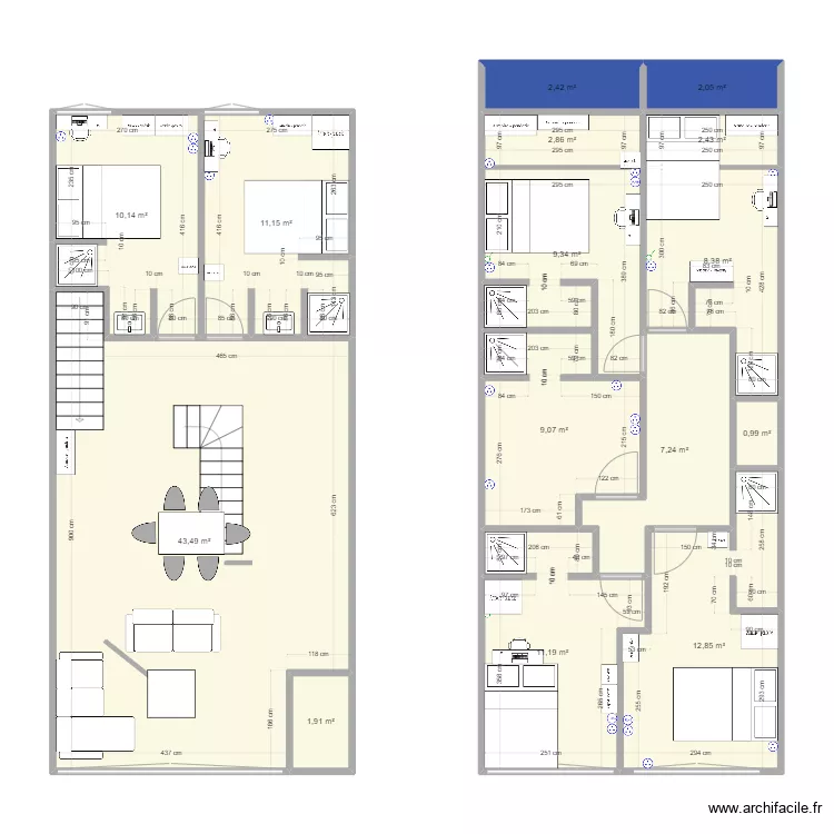 ILLAREAU. Plan de 