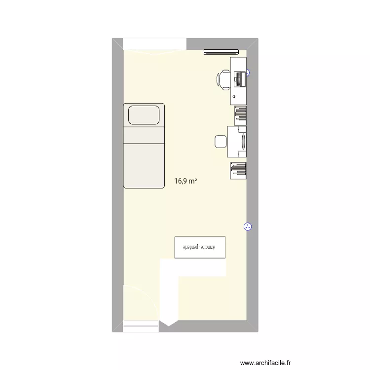 Chambre Lyhana 1. Plan de 1 et 17 m² Chambre Lyhana 1. Plan de 1 et 17 m²