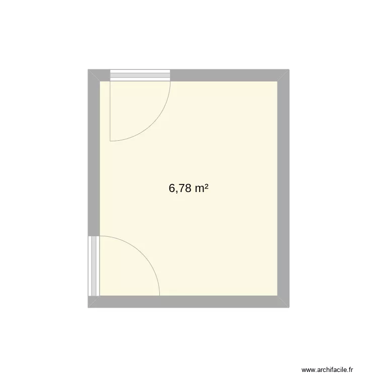 chambre bebe. Plan de 