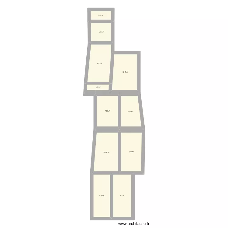 Carrer Gr&agrave;cia. Plan de 