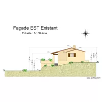 Facade EST cros d'amic existant