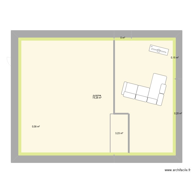 maison fini. Plan de 16 pièces et 160 m2