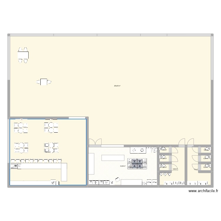 ccf art app. Plan de 11 pièces et 374 m2