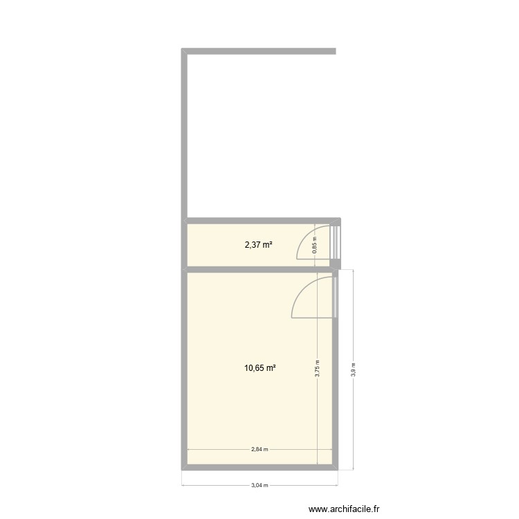 Test B-O. Plan de 0 pièce et 0 m2