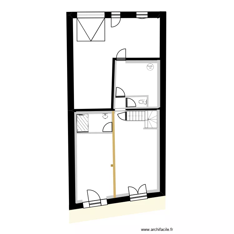 APPT. Plan de 1  et 7 m²