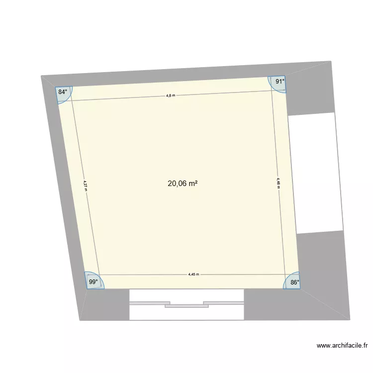 salle de sport. Plan de 
