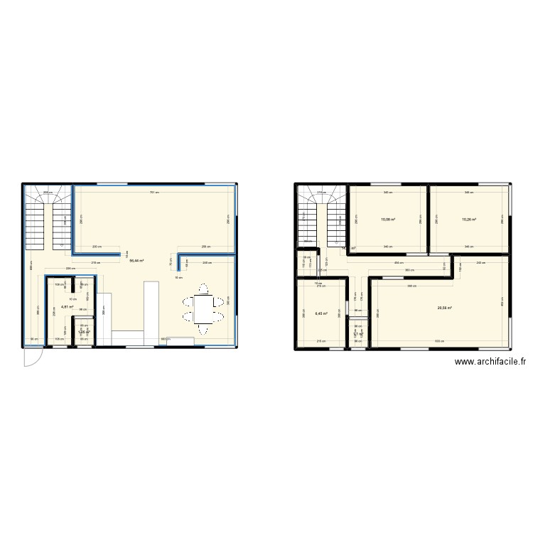 Plan maison Famille Vesin. Plan de 9 pièces et 125 m2