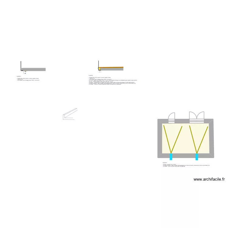 coursives ext Bat B - Clichy sous bois. Plan de 1 et 5 m² coursives ext Bat B - Clichy sous bois. Plan de 1 et 5 m²