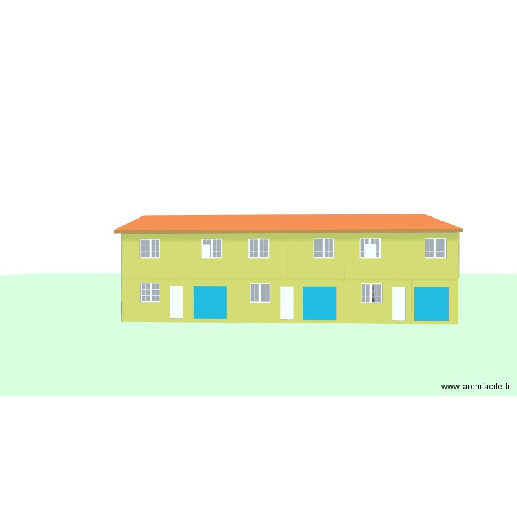 VIEUX. Plan de 32 pièces et 416 m2