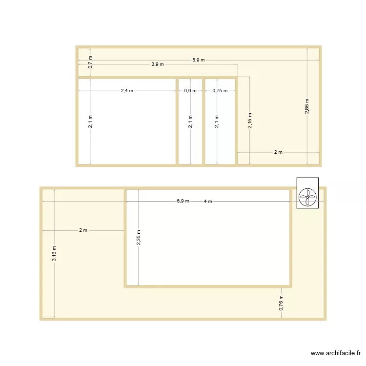 devanture agence. Plan de devanture agence. Plan de