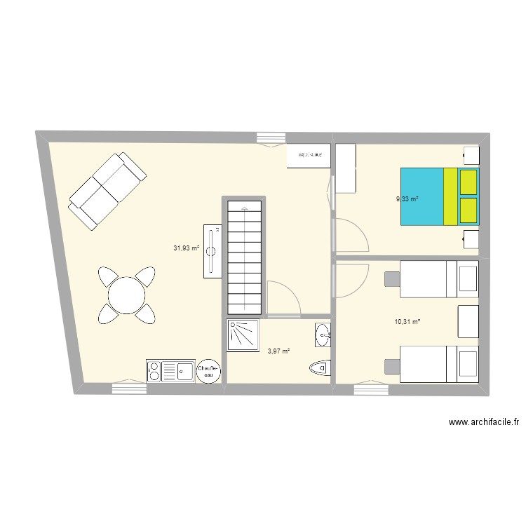 plan appart 3 bis 2. Plan de 0 pièce et 0 m2