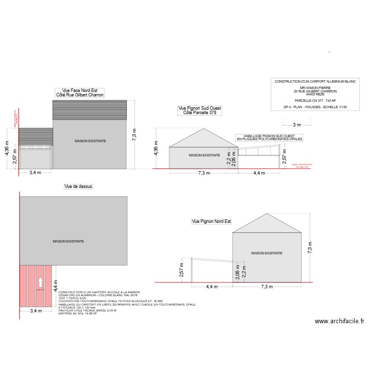 DP 4 HAMON V3. Plan de 0 pièce et 0 m2