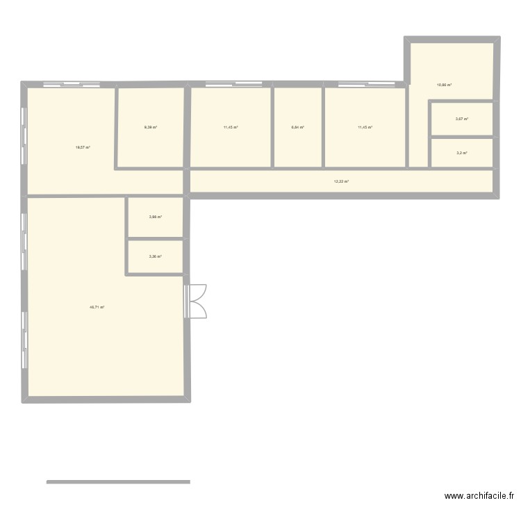 MAISON LAC. Plan de 12 pièces et 143 m2