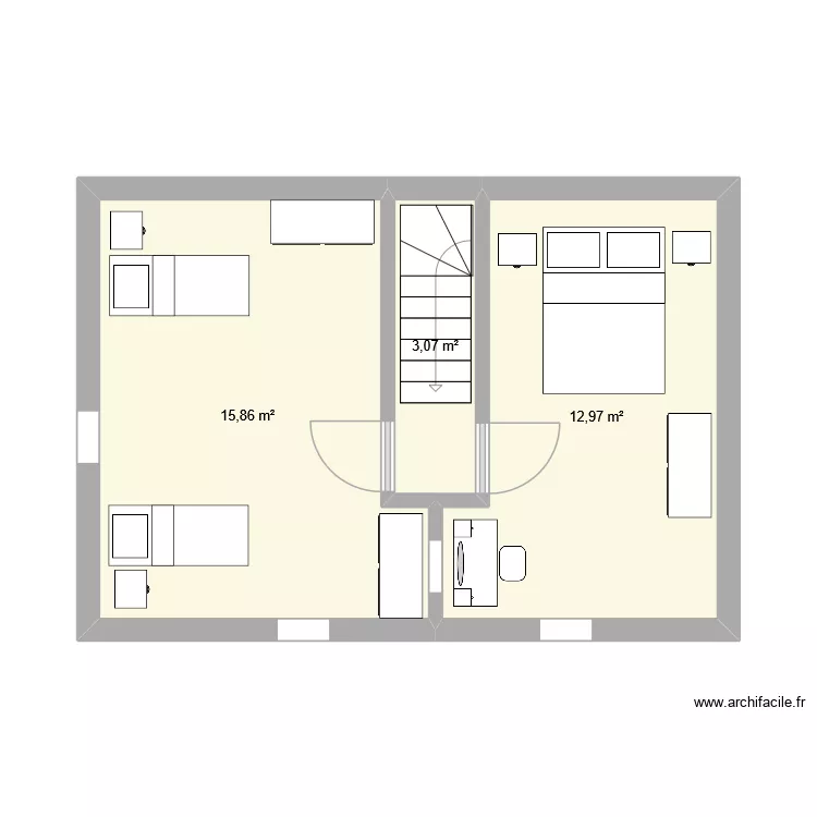 CHALUS N2 v2. Plan de 3 et 32 m² CHALUS N2 v2. Plan de 3 et 32 m²