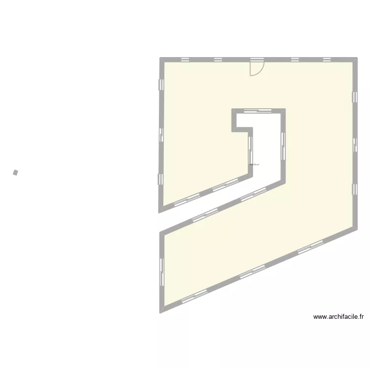 maison. Plan de 1  et 171 m²