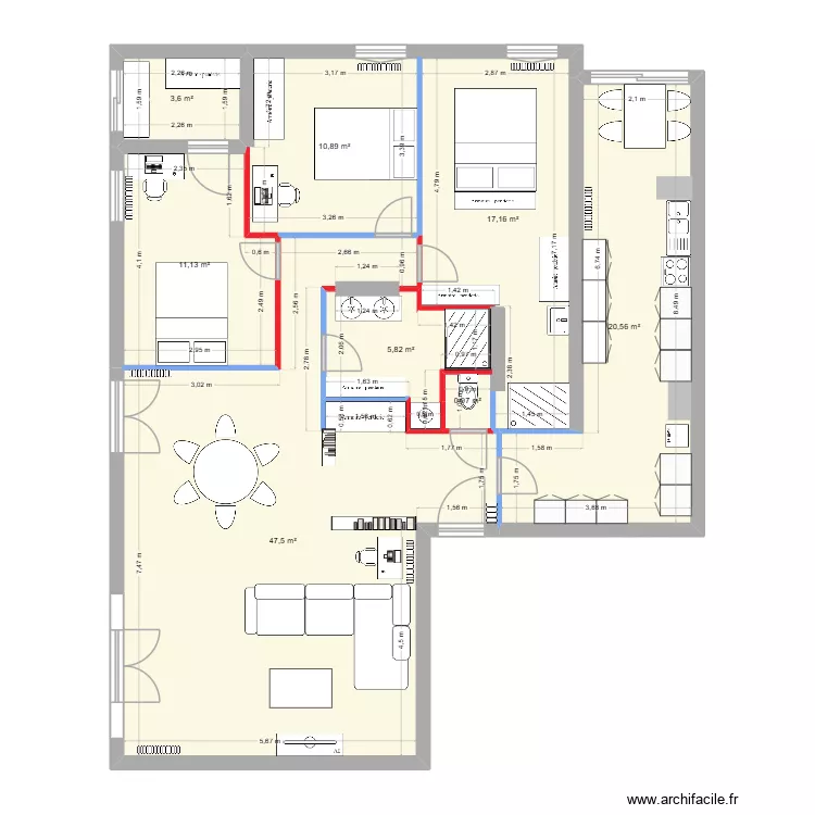 GOUNON nouveau3. Plan de 8  et 118 m²
