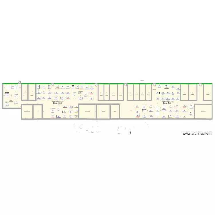 R&eacute;ception VIP +2_ 30/01. Plan de 20  et 906 m²