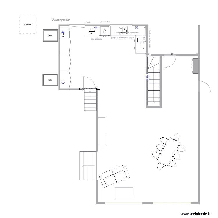 Fond de plan Cuisine Séjour. Plan de Fond de plan Cuisine Séjour. Plan de